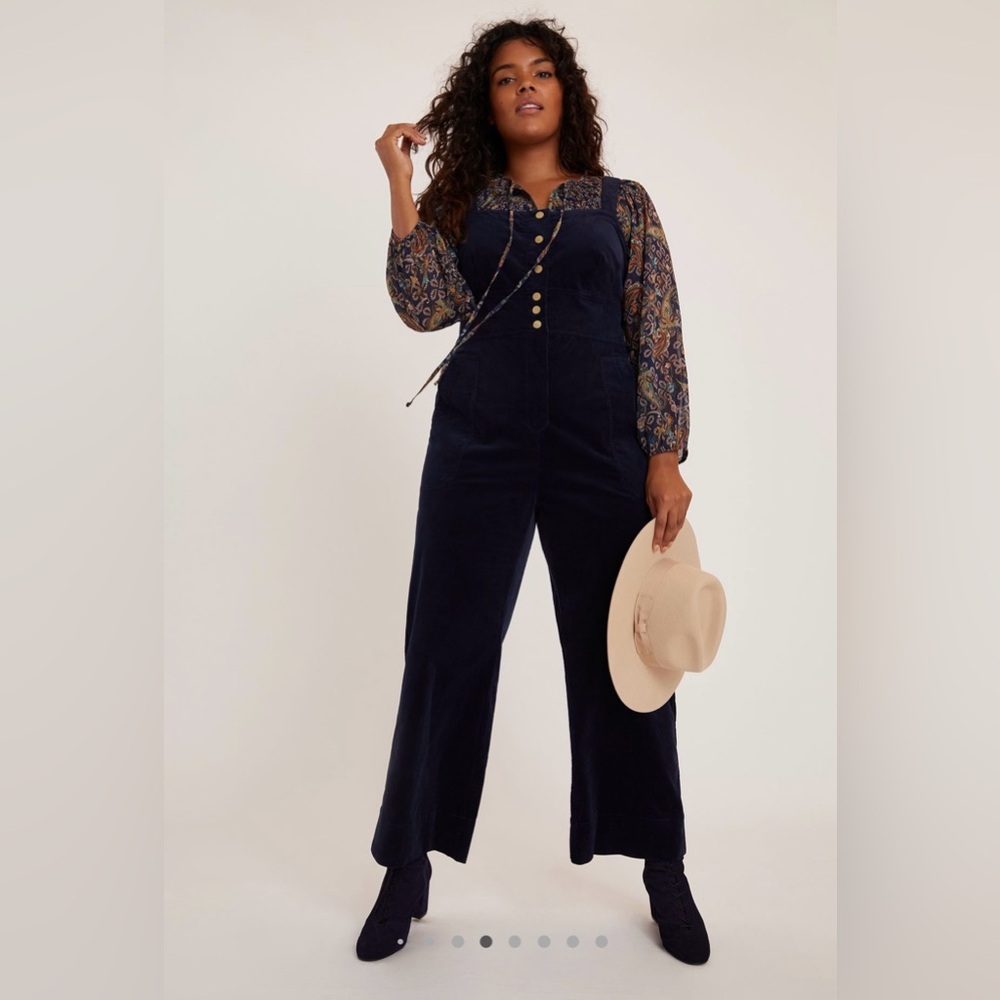 NWT Anthropologie Joanie Corduroy Jumpsuit 12